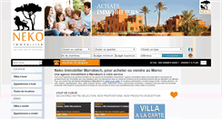Desktop Screenshot of maroc-vente-location.com